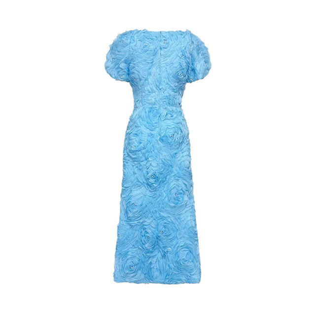 Molly Floral Applique Midi Dress