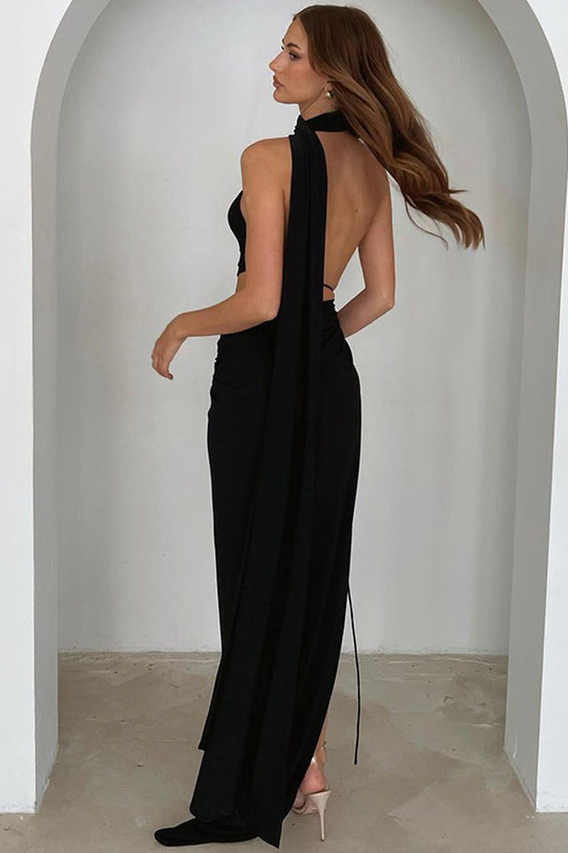 Pooh-Who Asymmetrical Cut-Out Dress