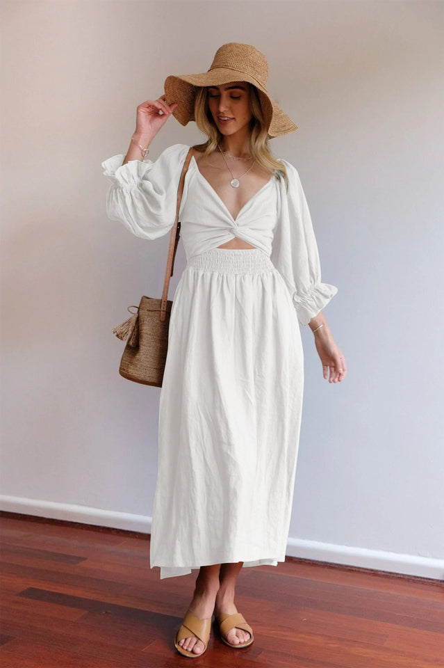 Call It Love Two Way Dress White