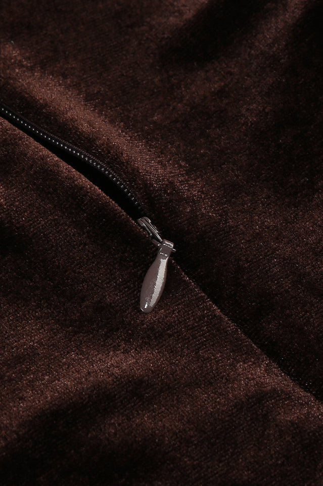 Velvet Corset Maxi Dress