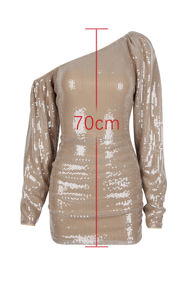 Pippa Dress In Beige Beige