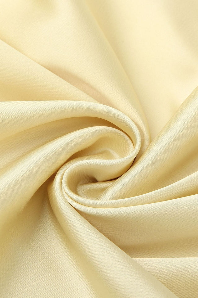 Blaise Yellow Satin Maxi Dress