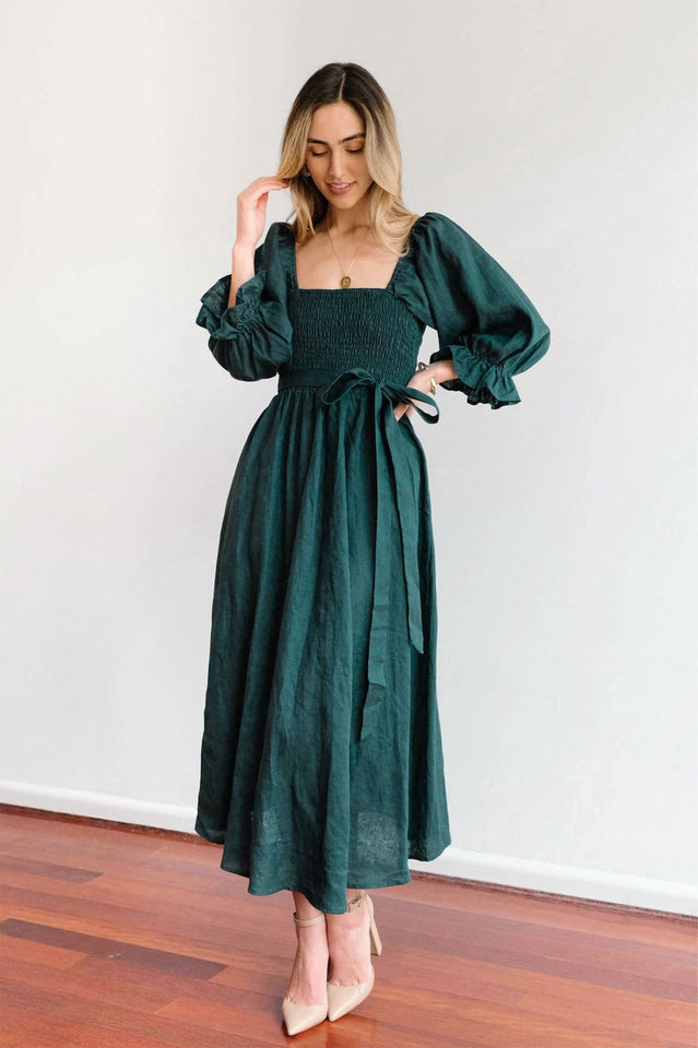 Call It Love Two Way Dress Emerald