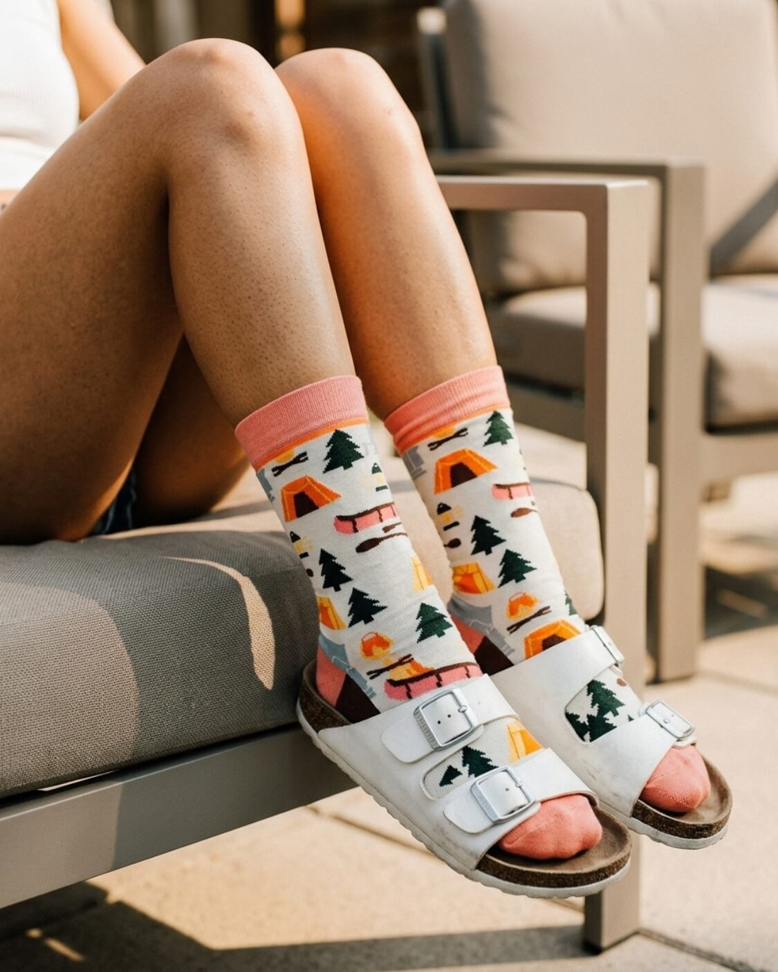 Crew Socks, Happy Camper