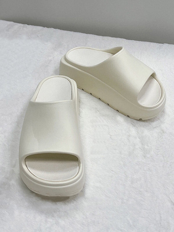 Open Toe Platform Shoes Slippers