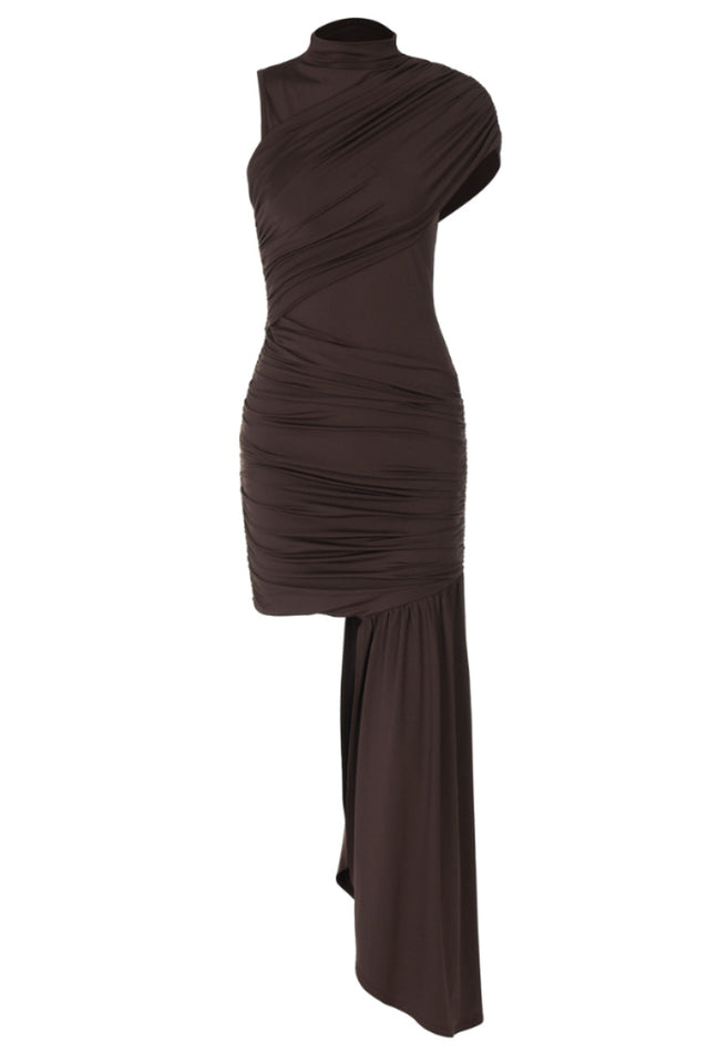 Ruched Glamour Mini Dress