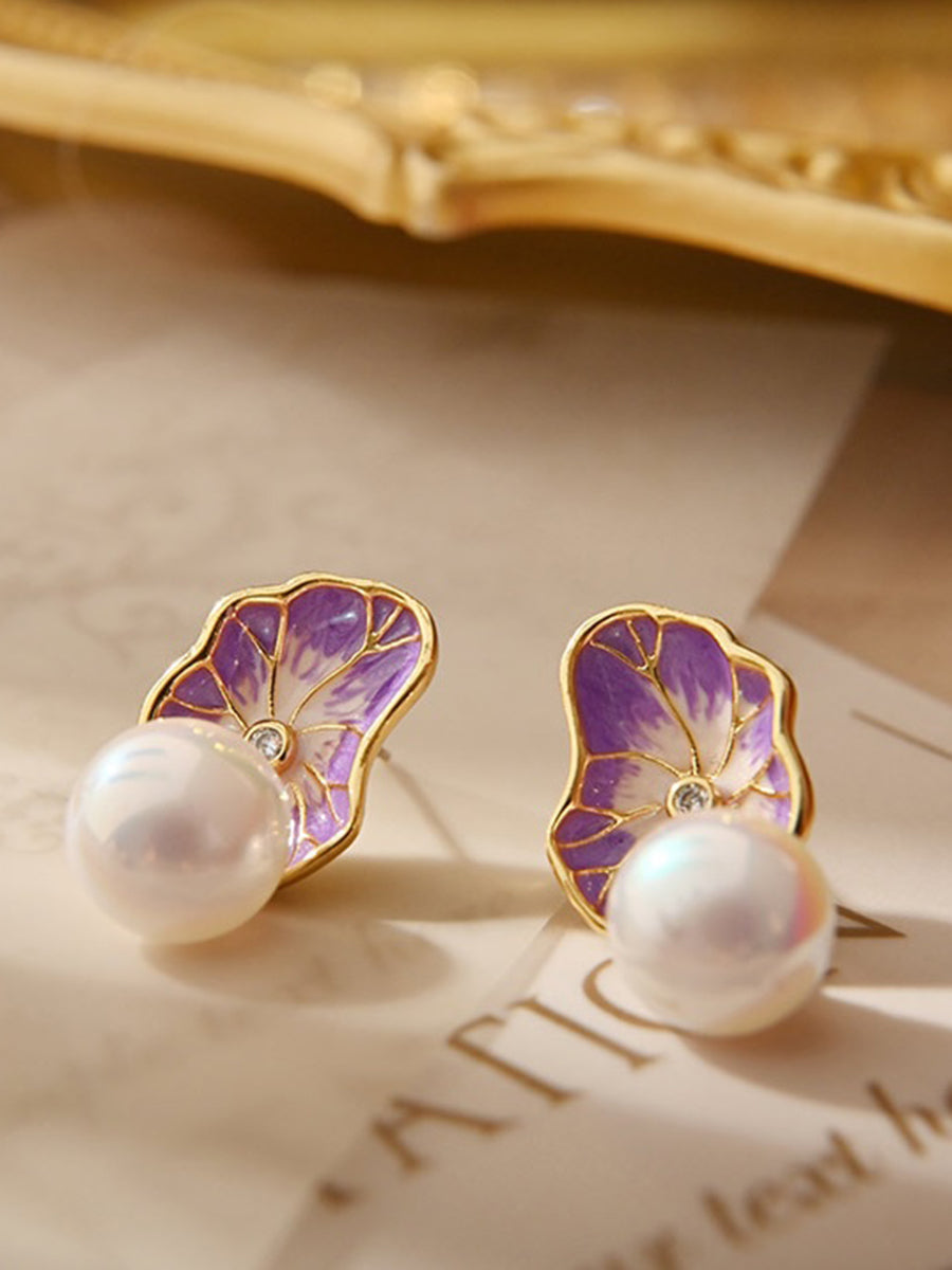 Contrast Color Rhinestone Eardrop Accessories