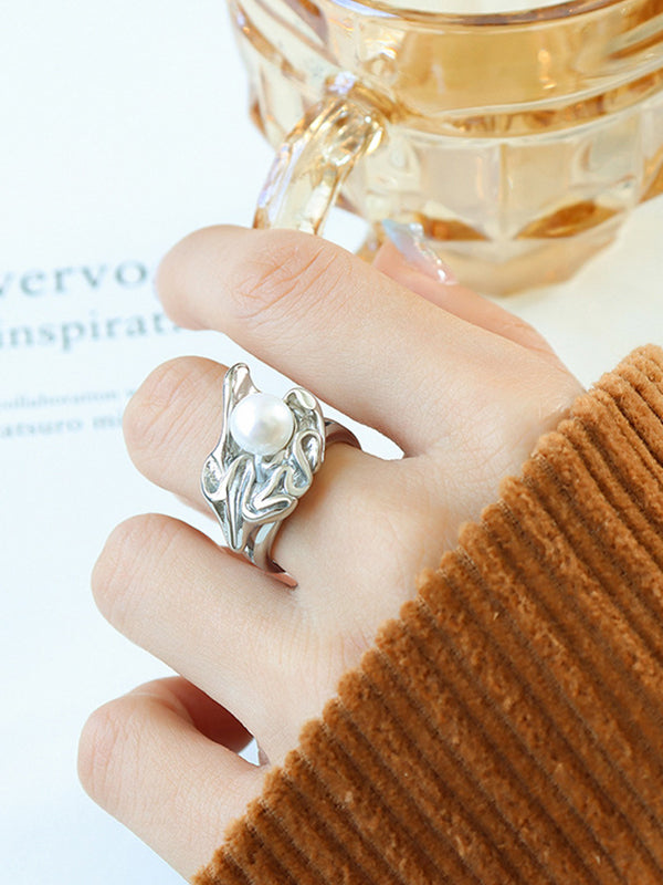 Bagues plissées irrégulières Accessoires