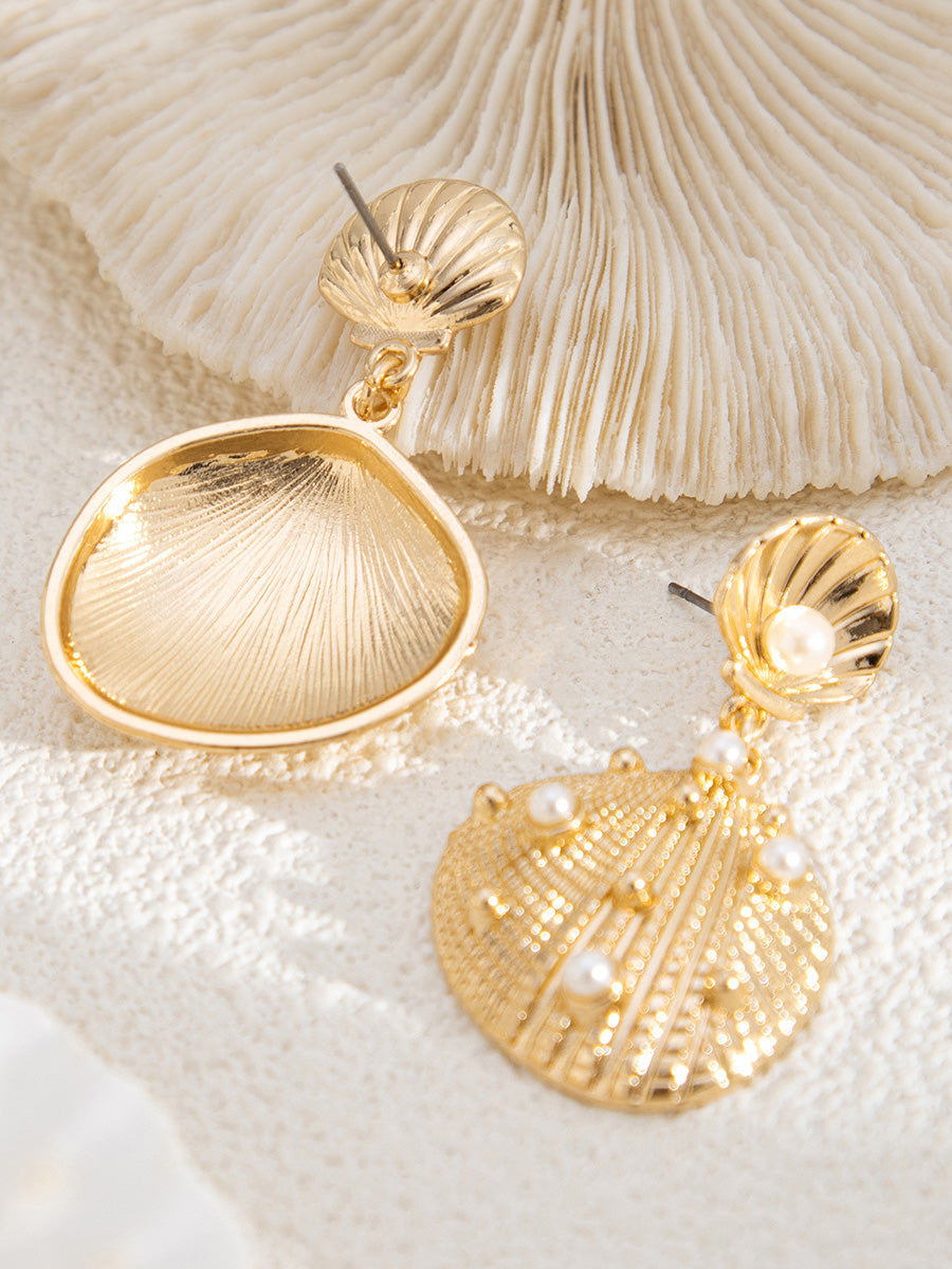 Seashell Shape Earrings Accessories