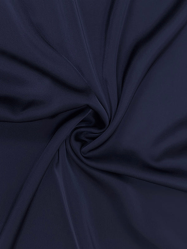 Loose Raglan Sleeve Solid Color Split-Joint Tied Waist High Neck Maxi Dresses