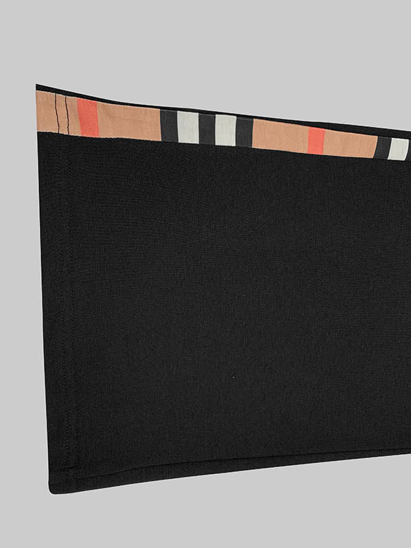 Loose Wide Leg Contrast Color Pockets Pants Trousers