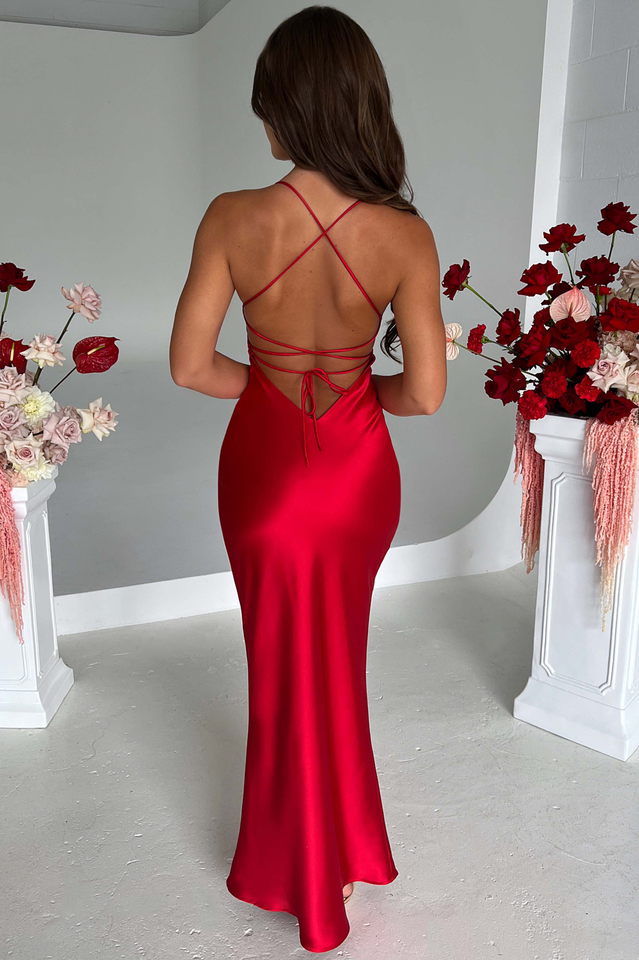 Malika Maxi Dress Red