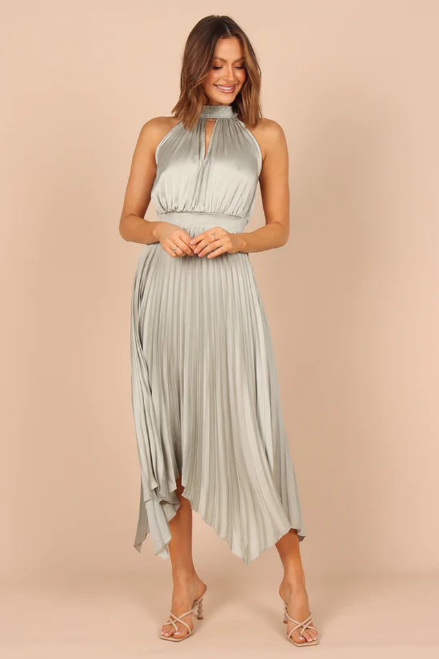 Dominique Midi Dress Sage
