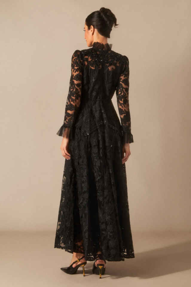 Alice Floral Lace Maxi Dress