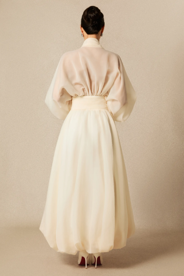 Lilly Puff Sleeve Maxi Dress