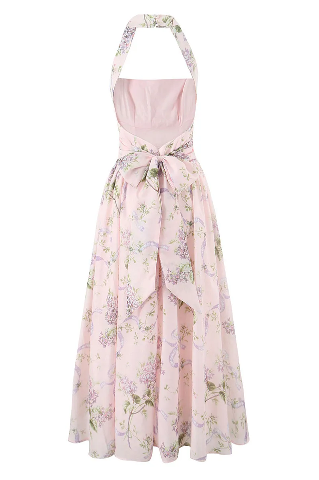 Elise Floral Print Midi Dress