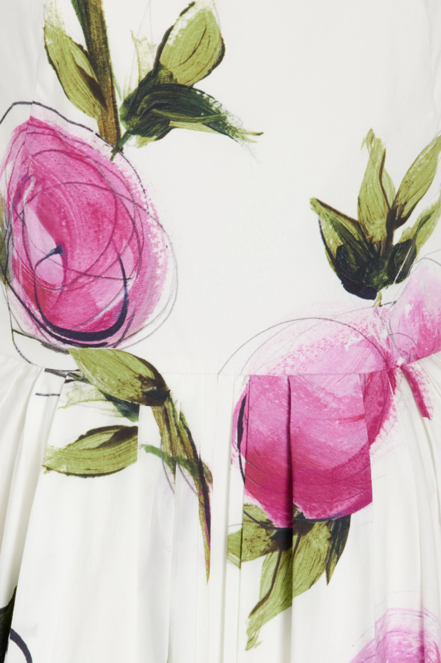 Lindsay Rose Printed Midi Dress