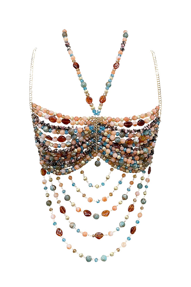 Own The Night Beaded Top