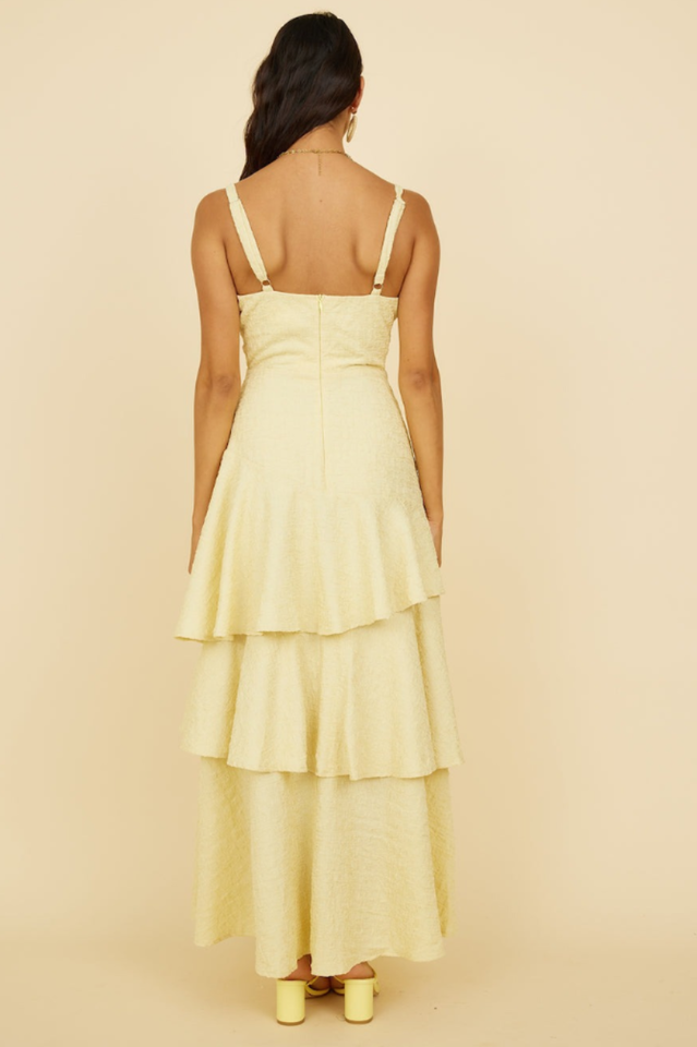 Red Carpet Entrance Maxi Dress