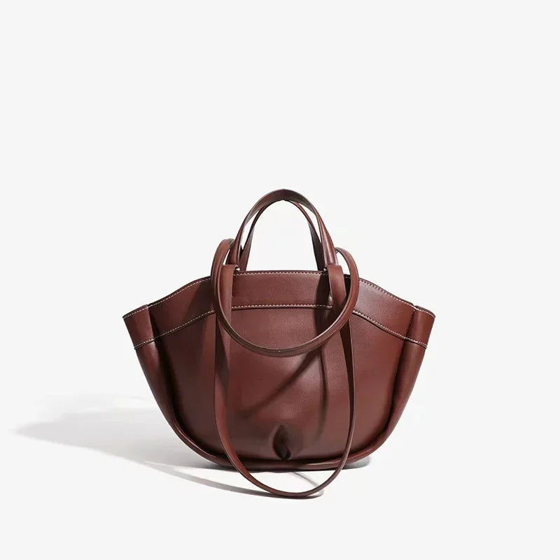 Women Large Capacity Tote Bag | Shoulder Bag | Handbag Dark brown