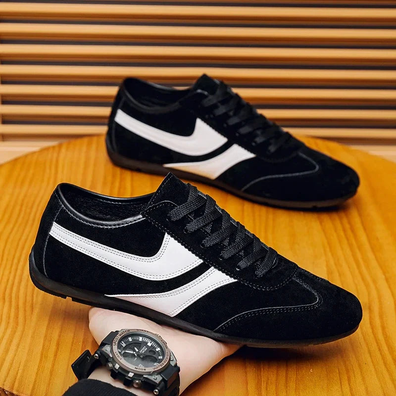 Men Casual Suede Sneakers | Comfortable | Non-Slip | Running Shoes | Breathable | Lightweight | Slip-On