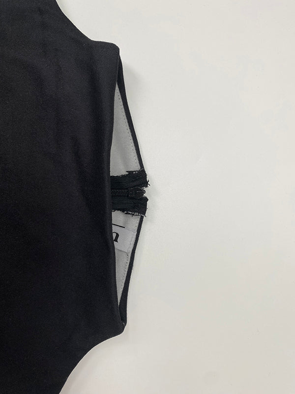 Bodycon Capelet Blumendruck Mock Neck Midikleider