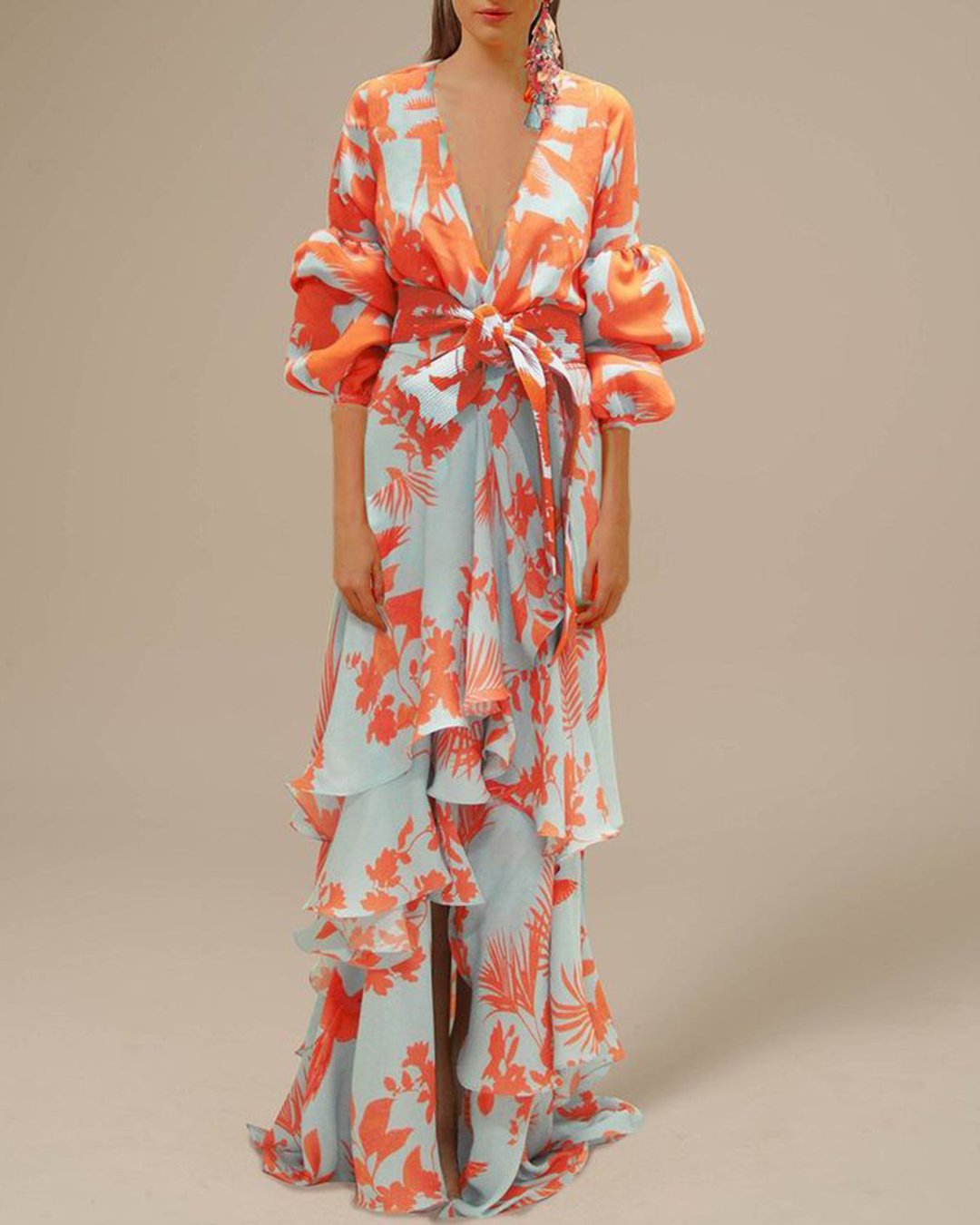 Aurelia | Women's Floral Wrap Maxi Dress
