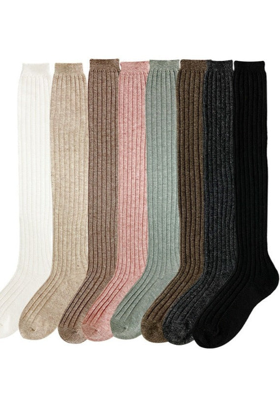 Long Cashmere Blend Slouch Socks