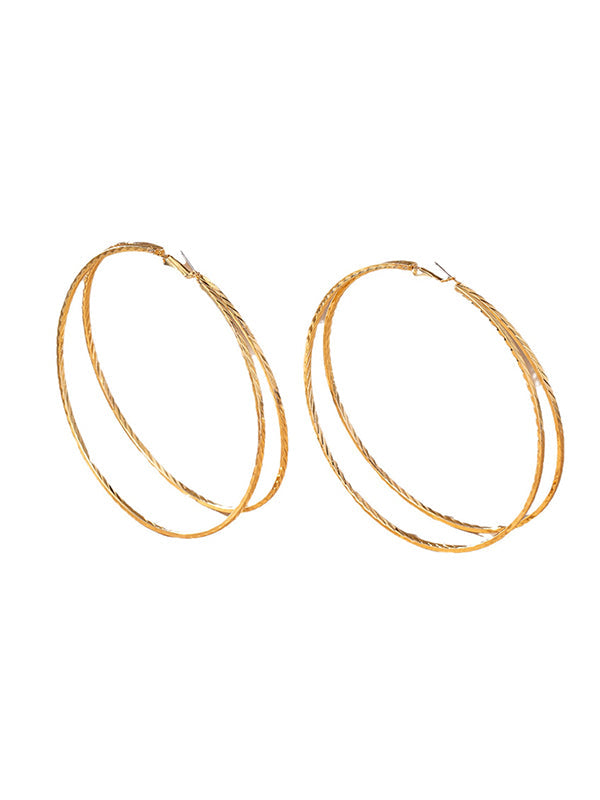 Geometrisches Lagen-Ohrring-Zubehör