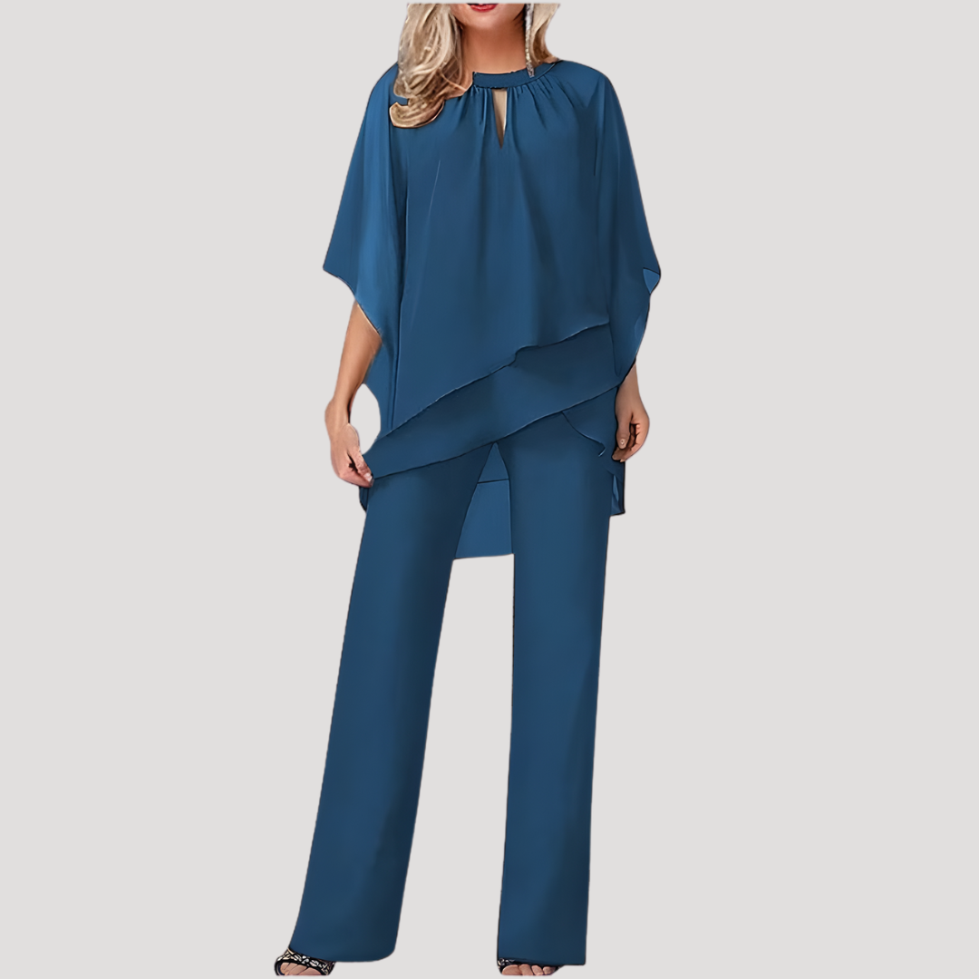 Lysander | Women's Two Piece Wide Leg Trouser Set