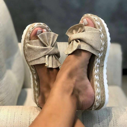 Nina | Women's Woven Wedge Sandals