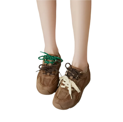 Women Genuine Leather Training Shoes | Casual Sneakers