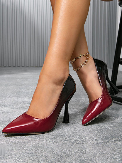 Gradient Pointed-Toe Pumps