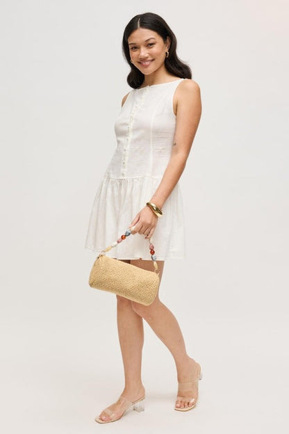 Rachel Straw Clutch