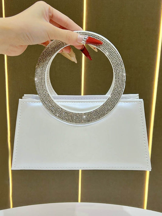 Chains Rhine Stones Split-Joint Evening Bags & Clutches Handbags