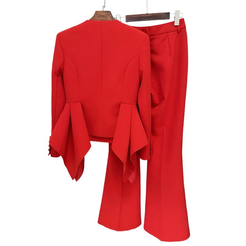 FAUSTINA Red Bodycon Suit
