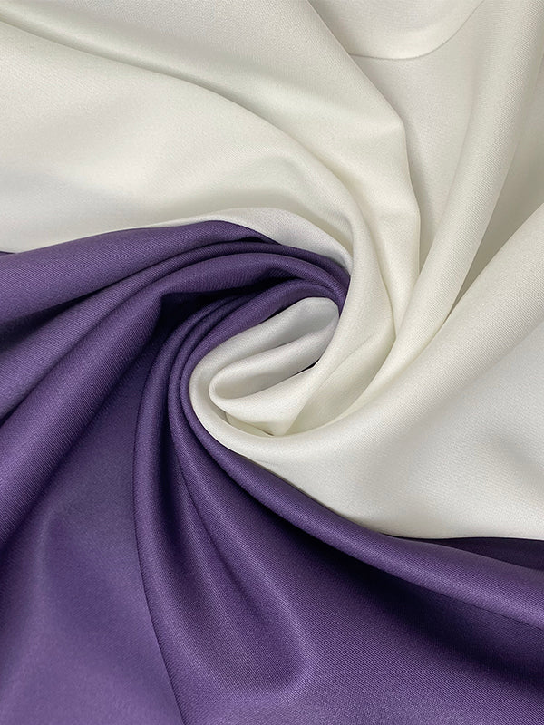 Loose Sleeveless Contrast Color Round-Neck Maxi Dresses