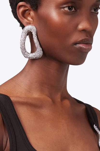 Crystal Link Earrings