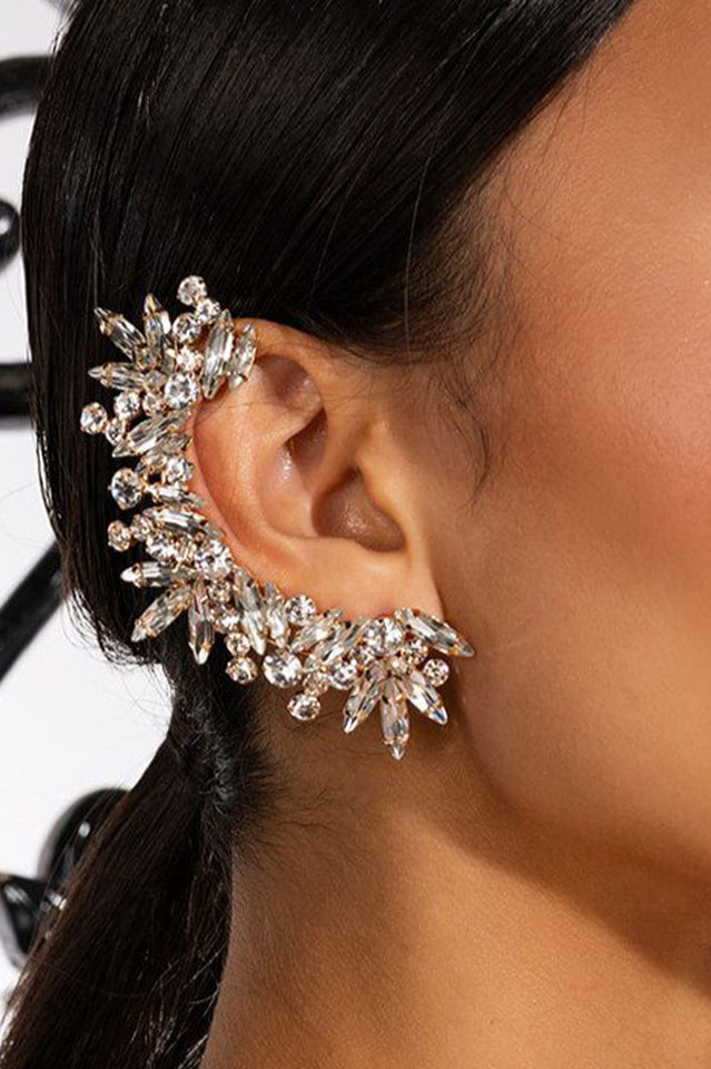 Rhinestone Rise Earrings