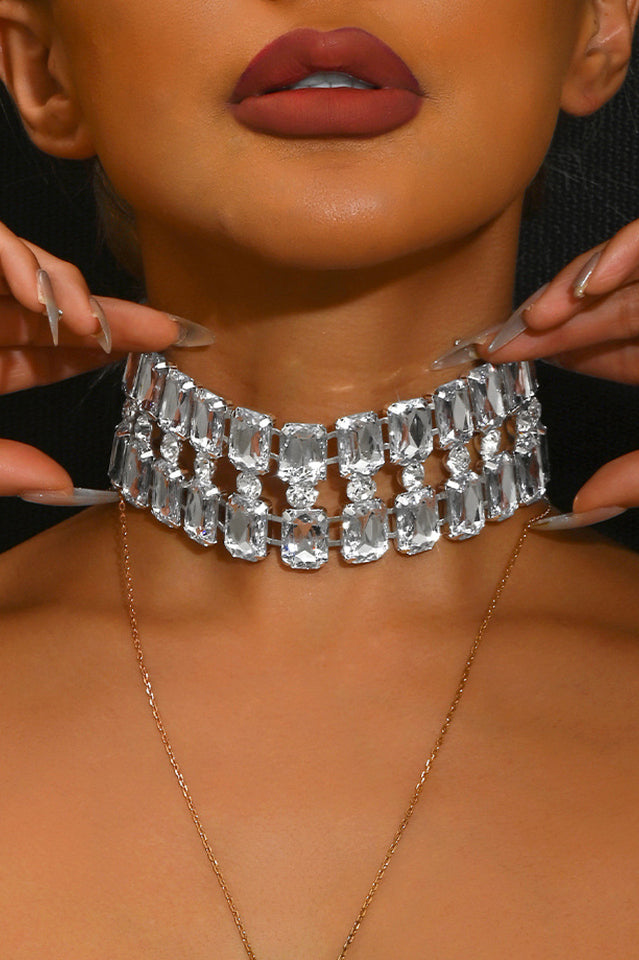 Creole Rhinestone Crystal Choker