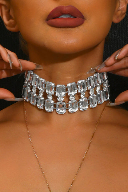 Creole Rhinestone Crystal Choker