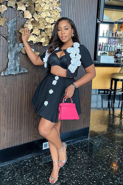 Selena Rose Embellished Set