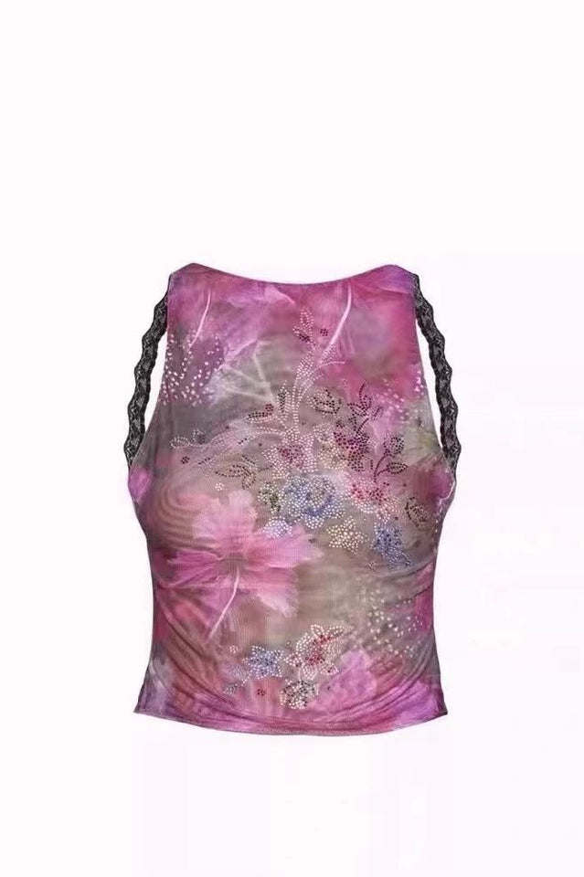 Hotfix Backless Mesh Top