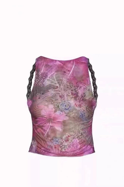 Hotfix Backless Mesh Top