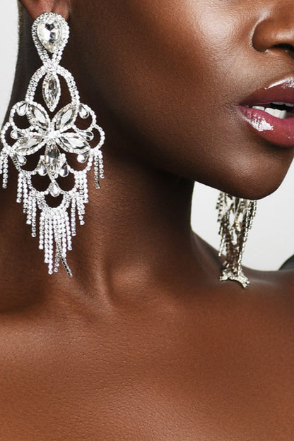 Angelica Diamante Statement Earrings