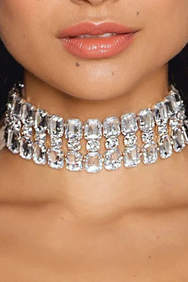 Creole Rhinestone Crystal Choker