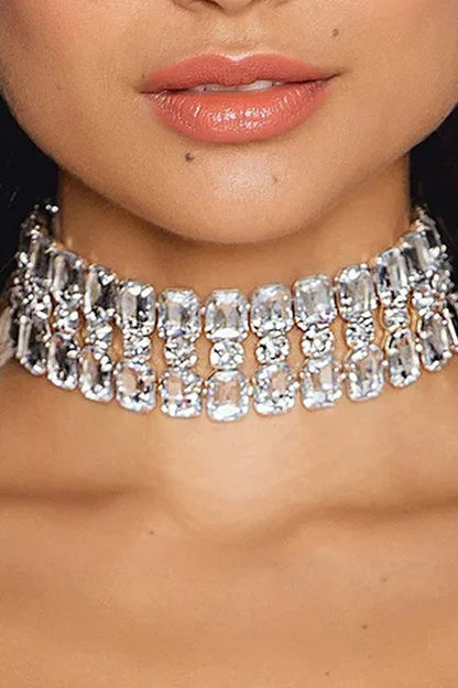 Creole Rhinestone Crystal Choker