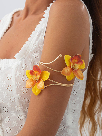 Chains Flower Shape Armlet Accessories Earrings Accessories Necklaces Accessories