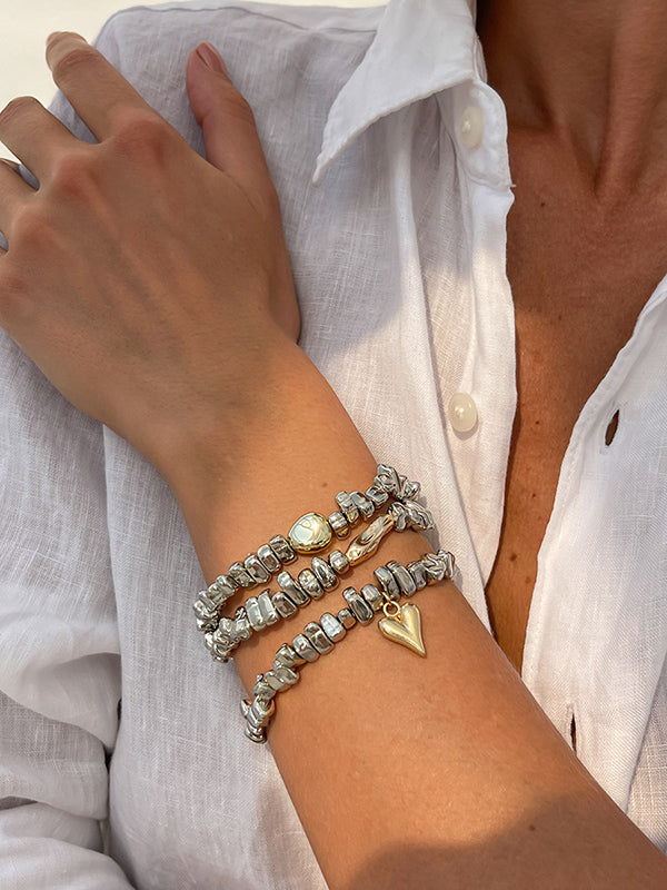 3 accessoires pour bracelets géométriques 