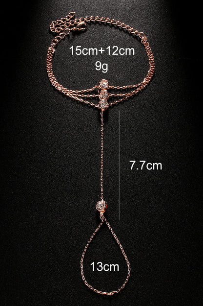 Diamond Cascade Hand Chain